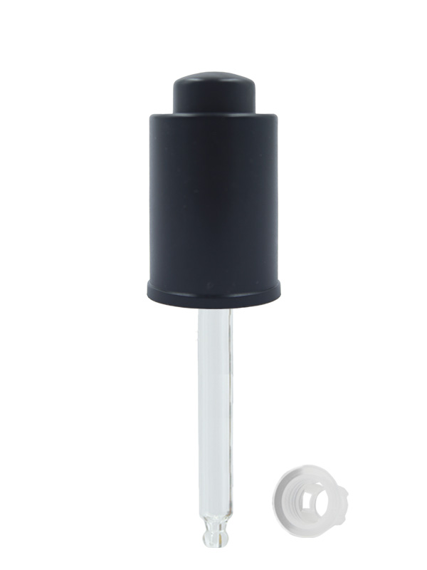 20/410MM Press Pump - Black With Glass Tube